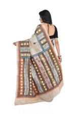 Handloom Tassar Saree Made Coloure Comfortable,Lightweight Ethnic Wear Saree For Women'S With Unstiched Blouse Piece - Image 2