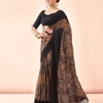 Women Embellished Georgette Saree