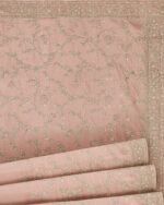 Women Crepe Saree with Zarkan Embroidery - Image 3