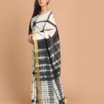 Handloom Tie & Dye Pure Cotton Mul Mul Saree