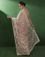 Women Embellished Saree with Lace Border - Image 3