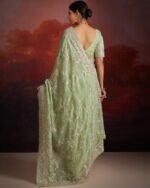 Embellished Saree with Blouse Piece - Image 3