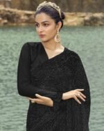 Women Premium Fashion Ethnic Traditional Saree - Image 3