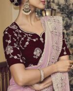 Women Premium Fashion Ethnic Saree - Image 3